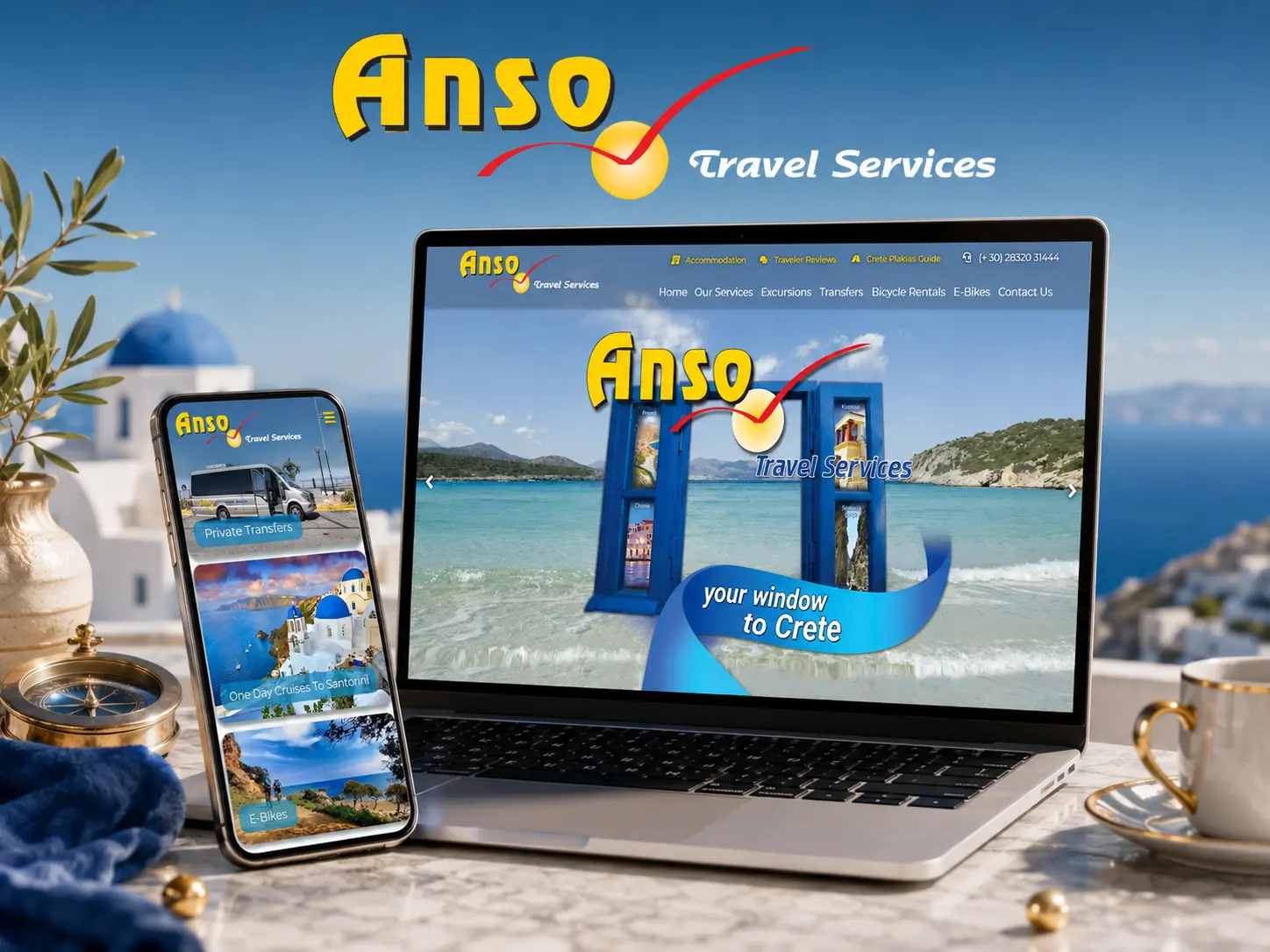 Anso Travel Services, Plakias, Crete Greece