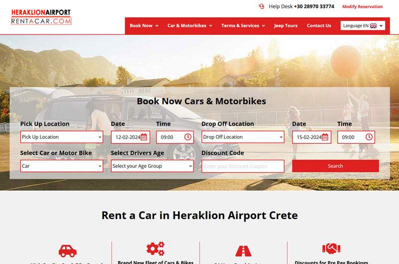 HeraklionAirportRentACar Ενοικιάσεις Αυτοκινήτων Κρήτη